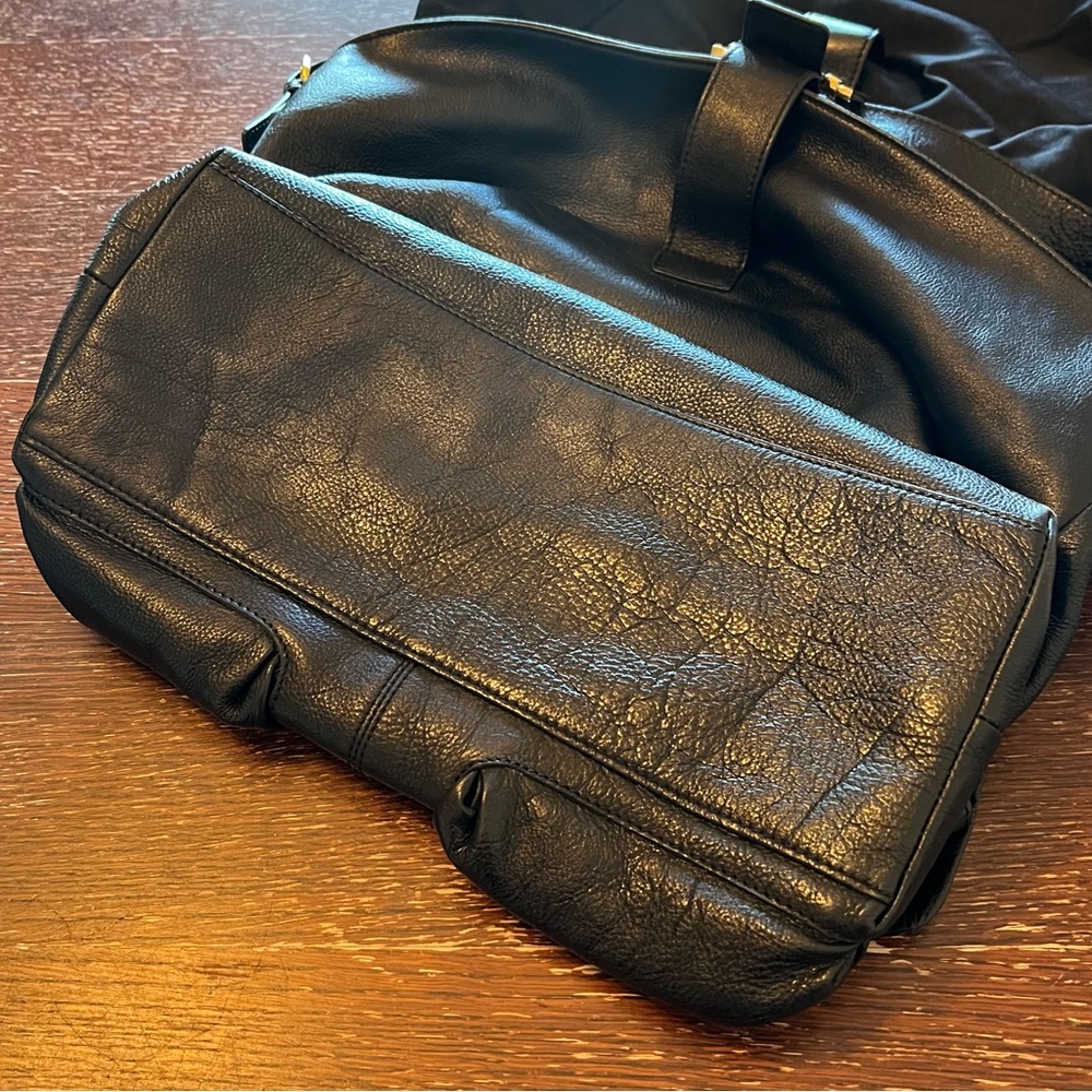 New, vintage, NWOT, PRESA large leather black bag - Picture 5 of 16